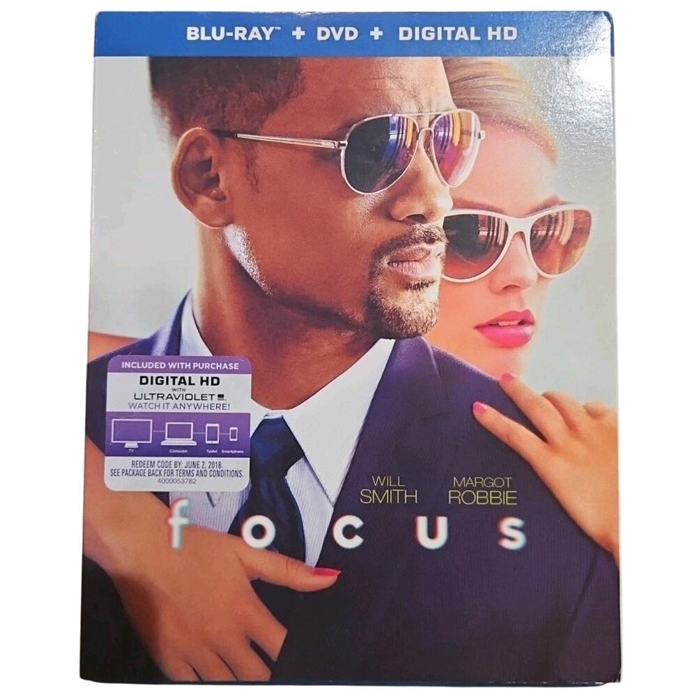 Focus (Blu-ray, 2015) NEW